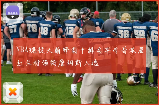 NBA现役大前锋前十排名字母哥浓眉杜兰特领衔詹姆斯入选