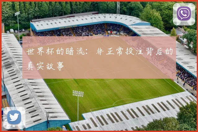 世界杯的暗流：非正常投注背后的真实故事