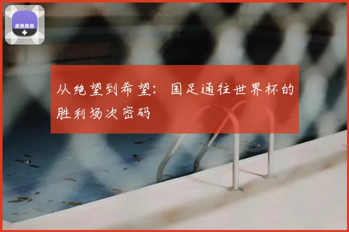 从绝望到希望:国足通往世界杯的胜利场次密码